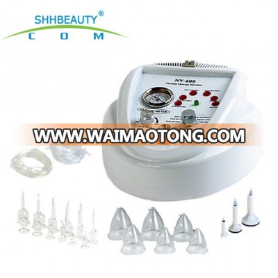 Portable vacuum pump breast nipple enhancer massage machine